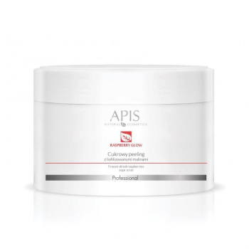 APIS Cukrowy peeling z liofilizowanymi malinami 220g